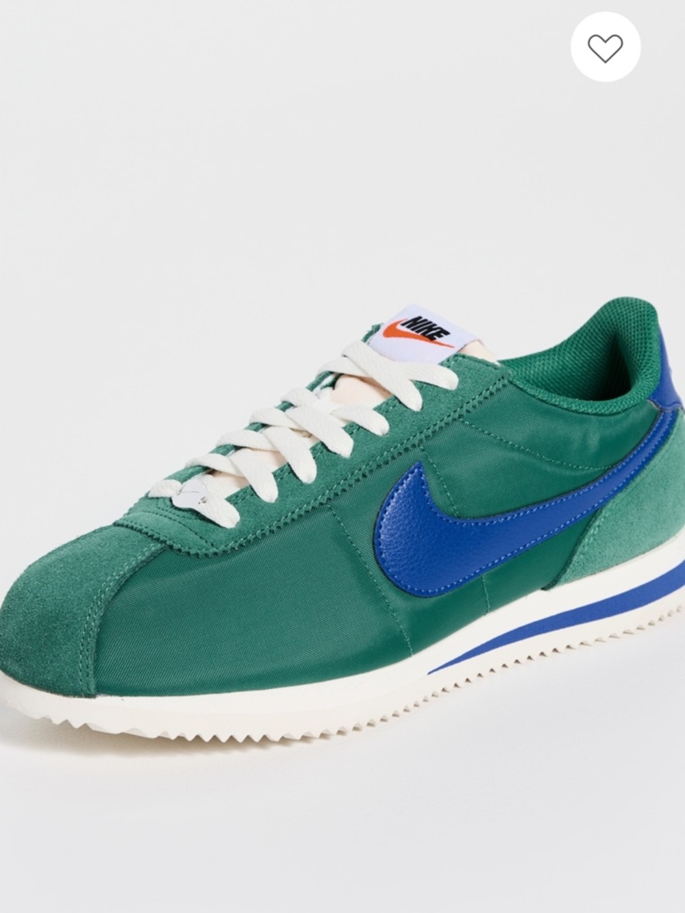 NWT Nike Cortez Evergreen/Royal size 7